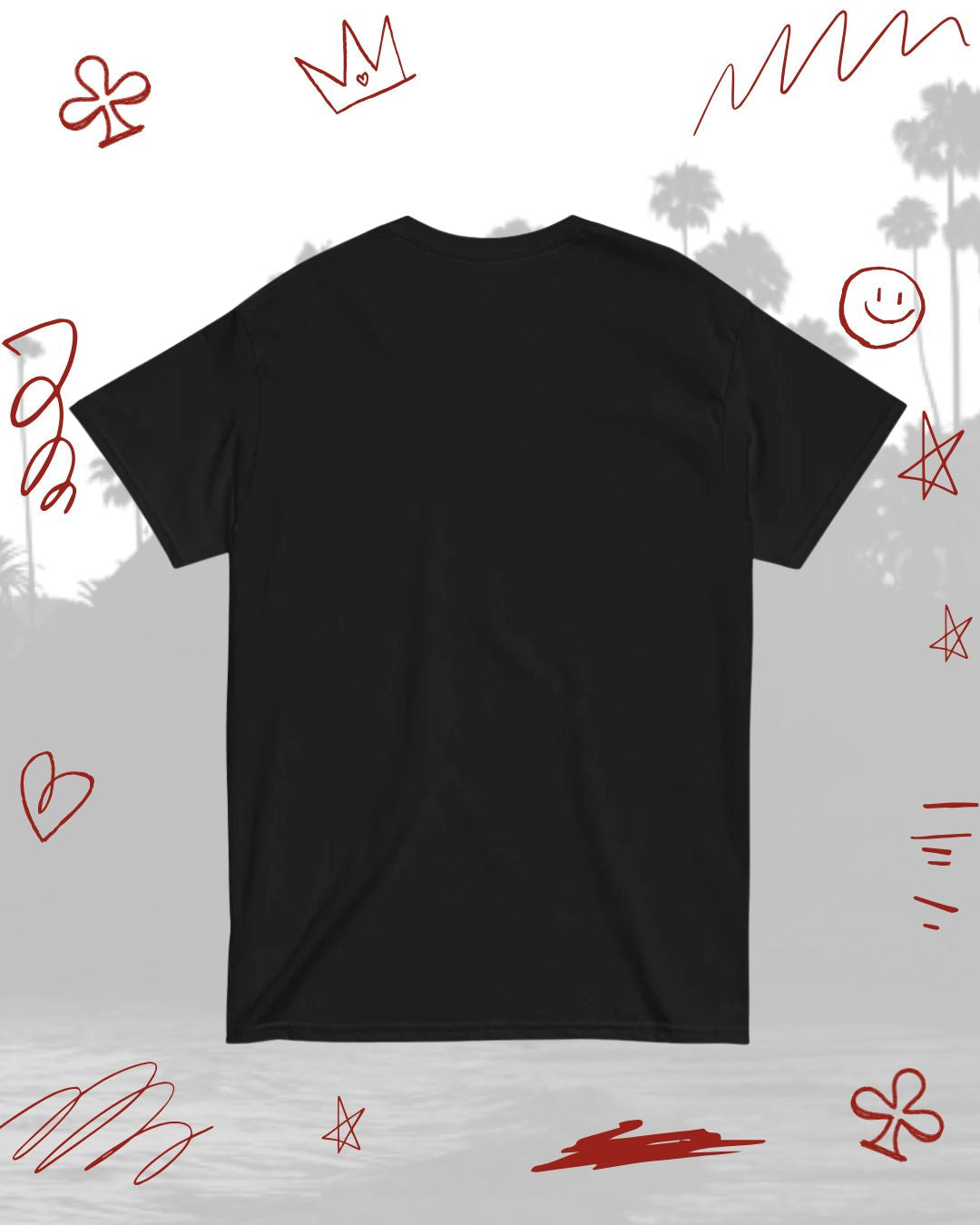 Front Junipurr Unisex Classic Black Tee