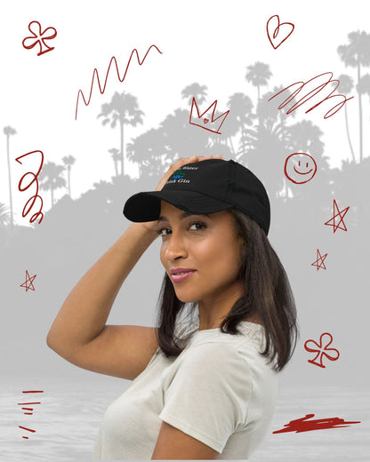 Save Water Drink Gin Distressed Hat