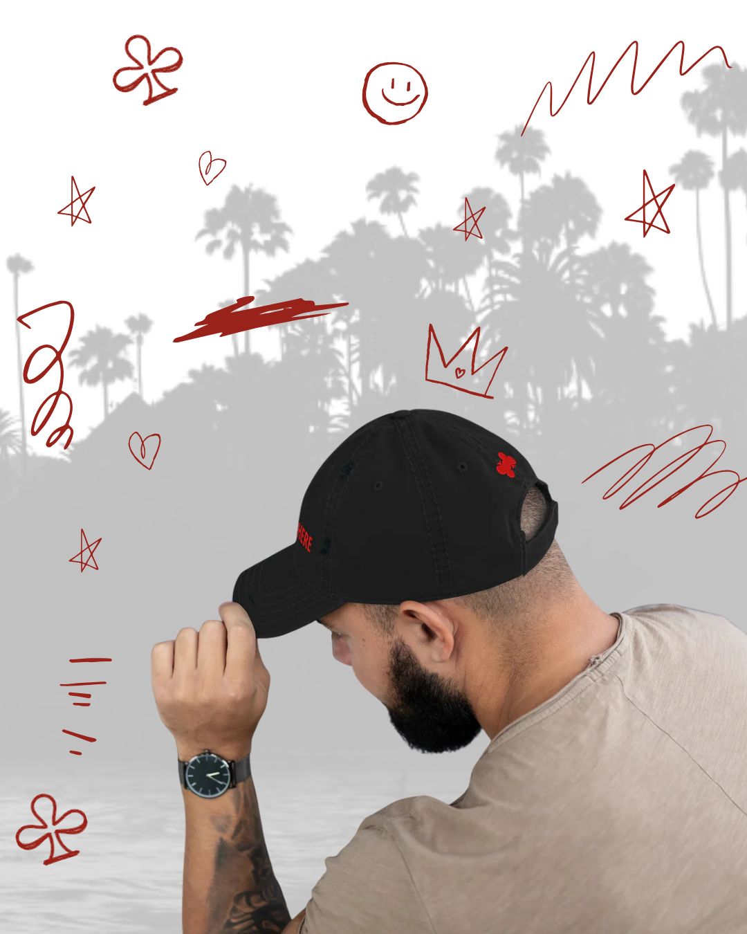I Hate It Here Distressed Hat